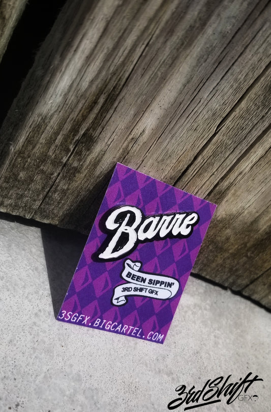 Barre Lapel Pin
