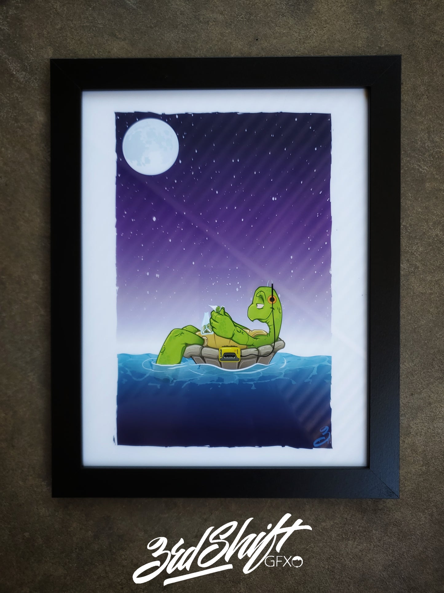 Stress Free Turtle Print