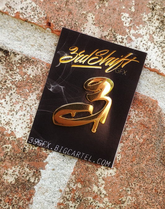 3rdShift Logo Lapel Pin